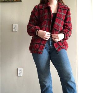 Red and black Alfred Dunner jacket